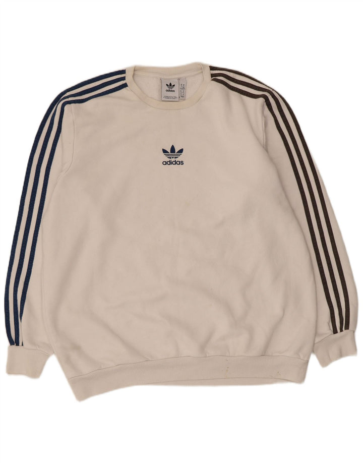 Adidas muška majica XL bijeli pamuk