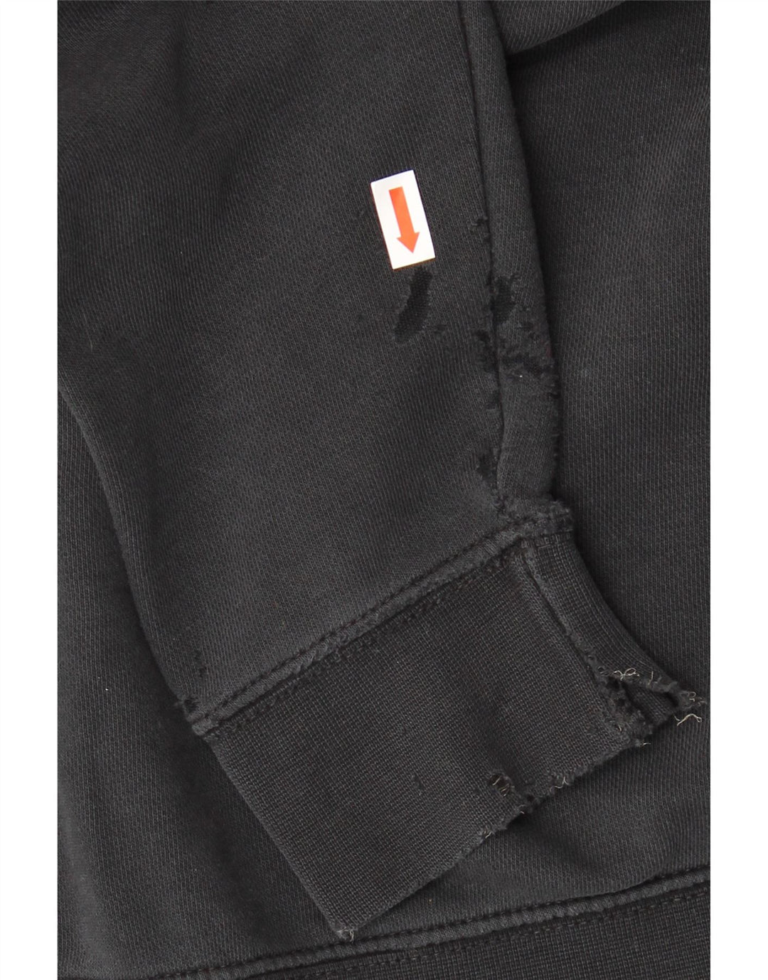 NIKE Ženska majica s kapuljačom UK 14 Srednje crni pamuk