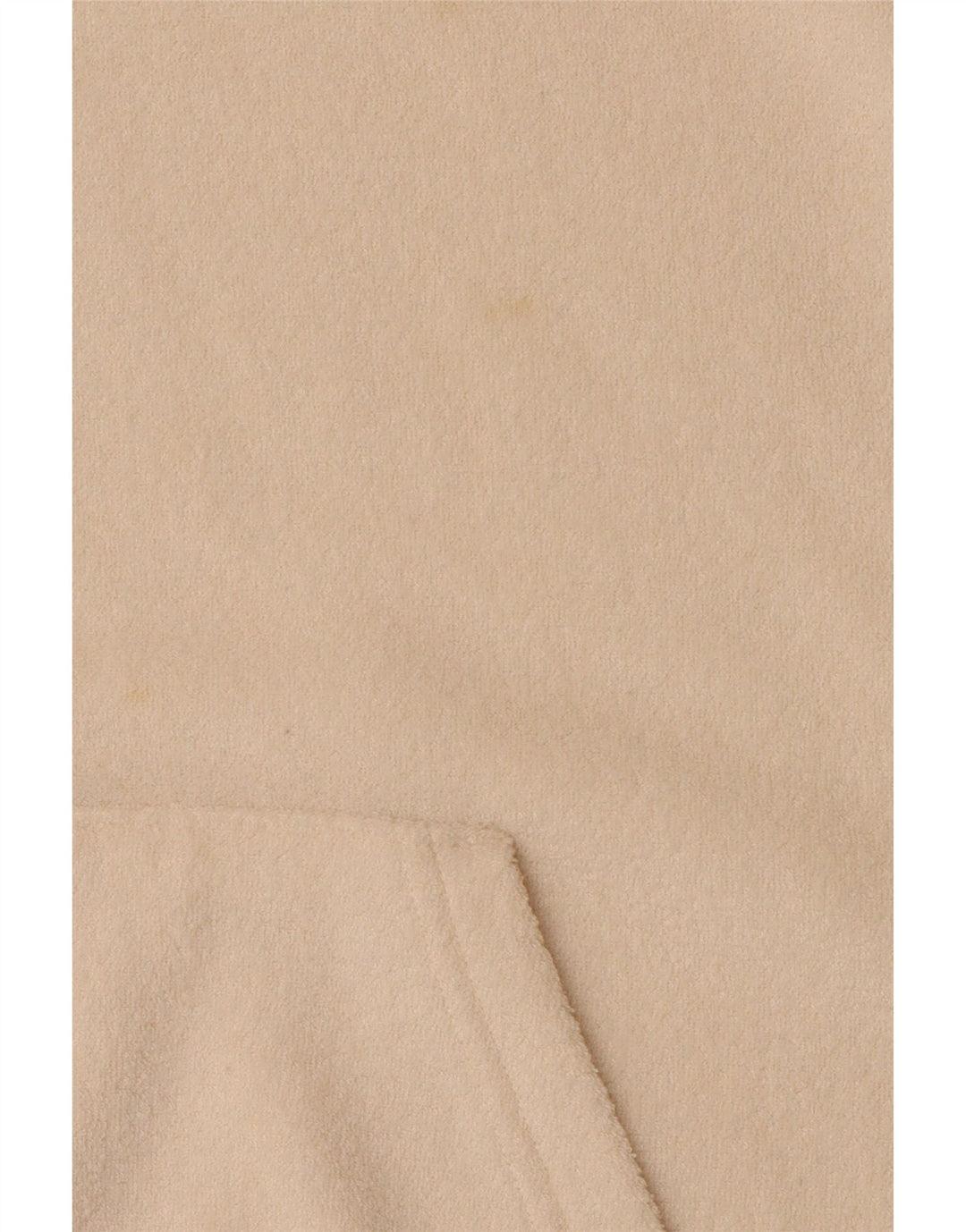 PUMA Womens Oversized Velour Hoodie Jumper UK 10 Small Beige Polyester