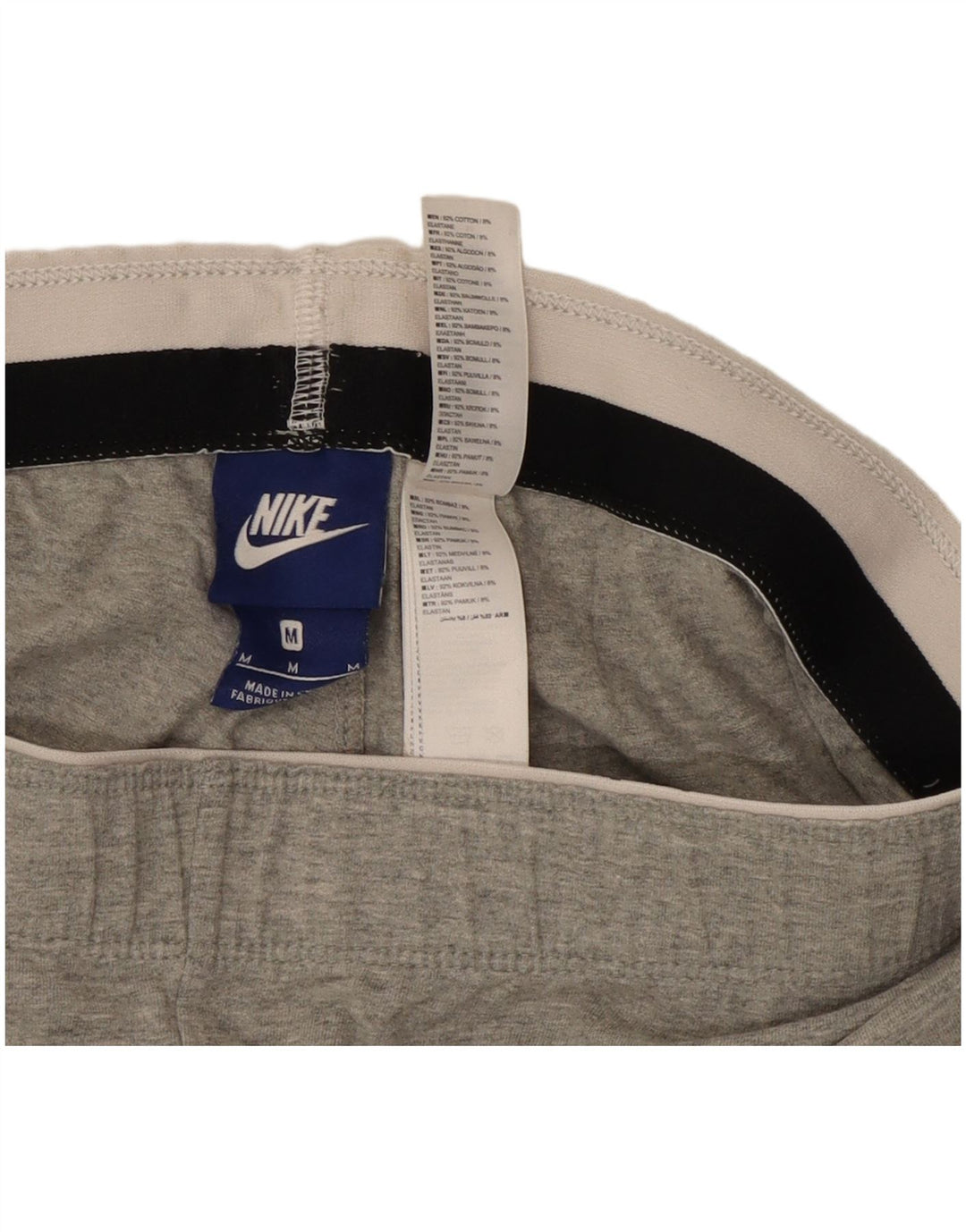 Nike ženske grafičke tajice UK 12 srednje sive pamučne