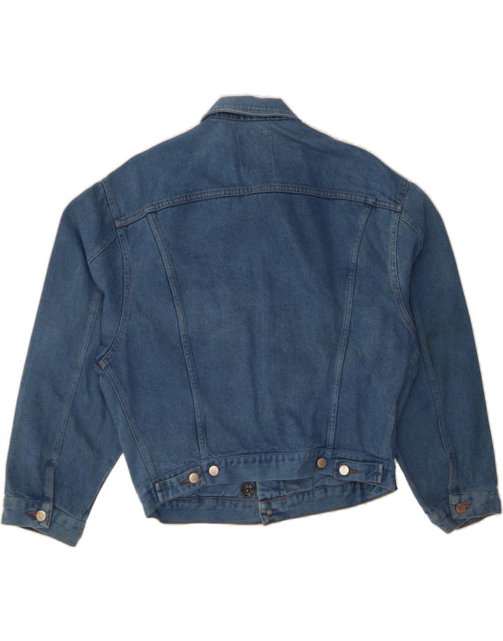 UNLIMITED Boys Denim Jacket 13-14 Years Small Blue Cotton Vintage Unlimited and Second-Hand Unlimited from Messina Hembry 
