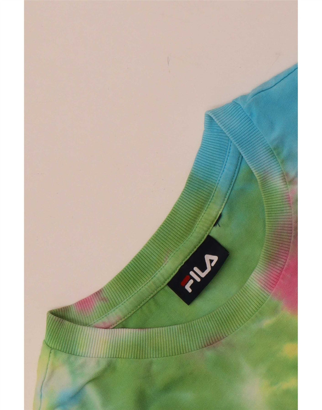 Fila Ženska majica kratkih rukava UK 12 Srednje višebojna boja za kravatu