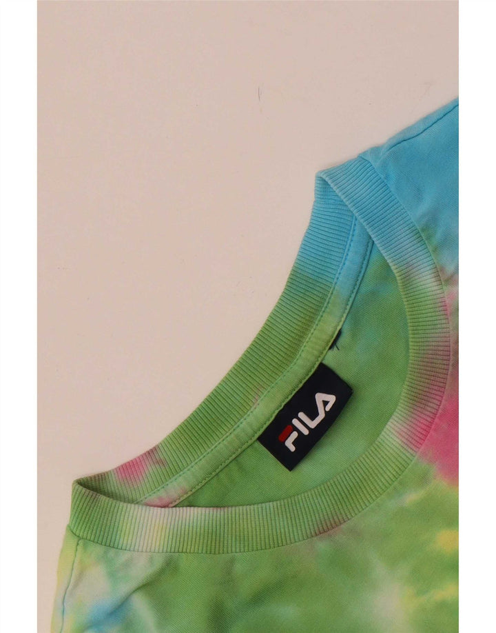 Fila Ženska majica kratkih rukava UK 12 Srednje višebojna boja za kravatu