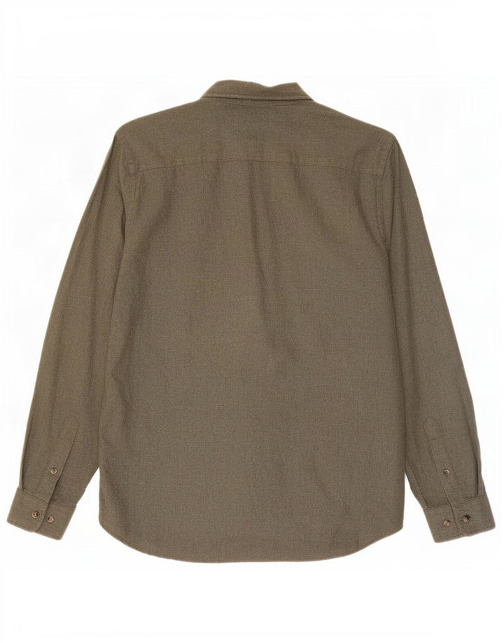 Jack & Jones muška flanelska košulja mala, kaki pamuk