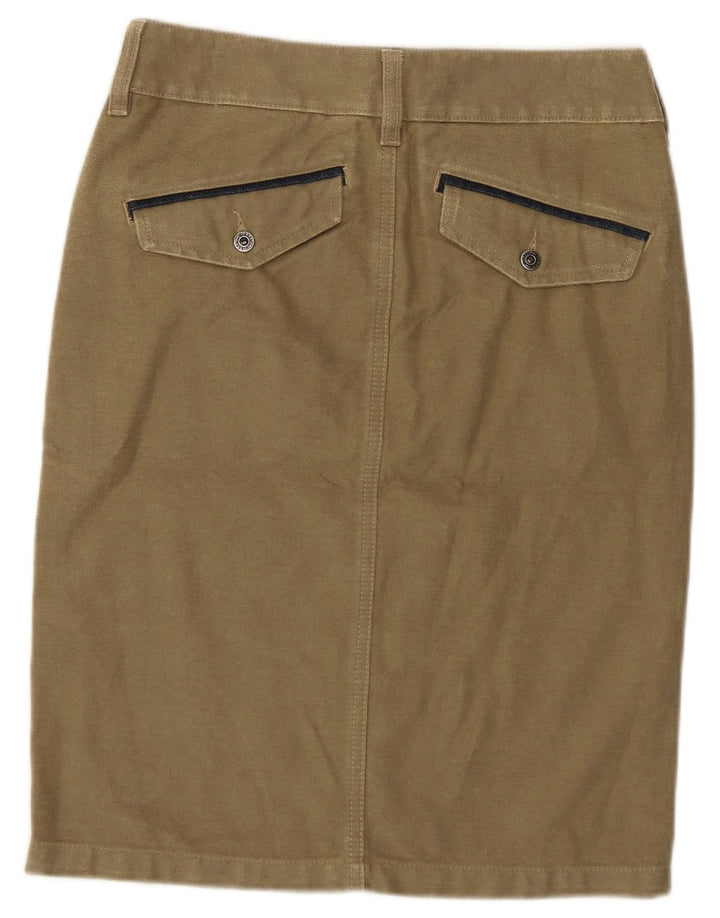 Diesel ženska pencil suknja W26 mala kaki pamuk