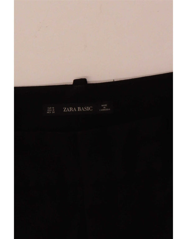 Zara ženske sužene chino hlače visokog struka srednje veličine W28 L27 crne