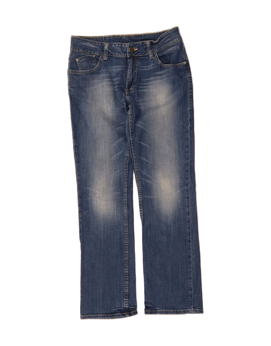 MUSTANG Womens Straight Jeans W32 L32 Blue Cotton Vintage Mustang and Second-Hand Mustang from Messina Hembry 