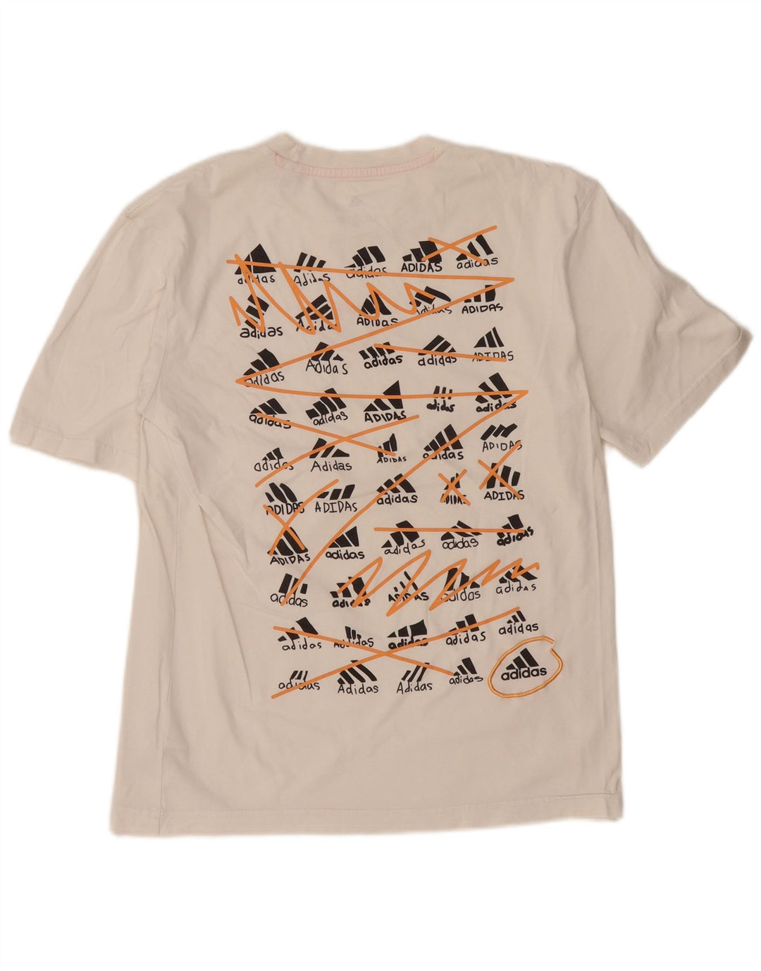 ADIDAS muška majica kratkih rukava s grafičkim motivima, mali bijeli pamuk