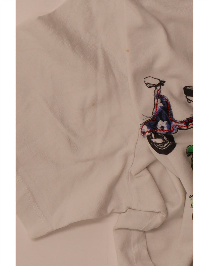 CARRERA Muška majica kratkih rukava s grafičkim motivima XL, bijeli pamuk