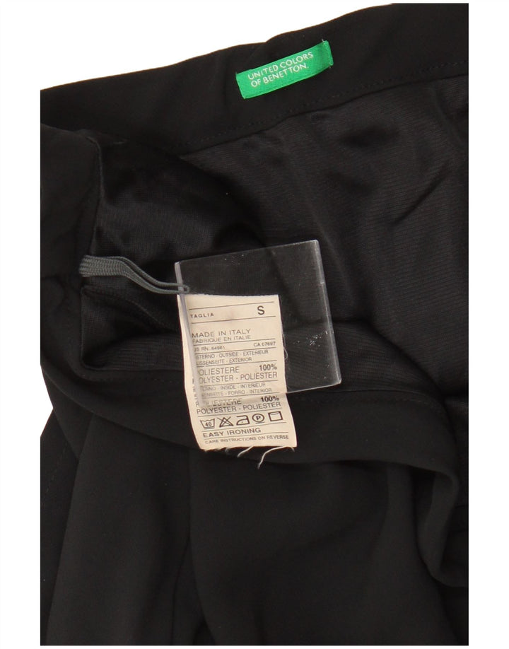Benetton ženska mini suknja mala W30 crni poliester