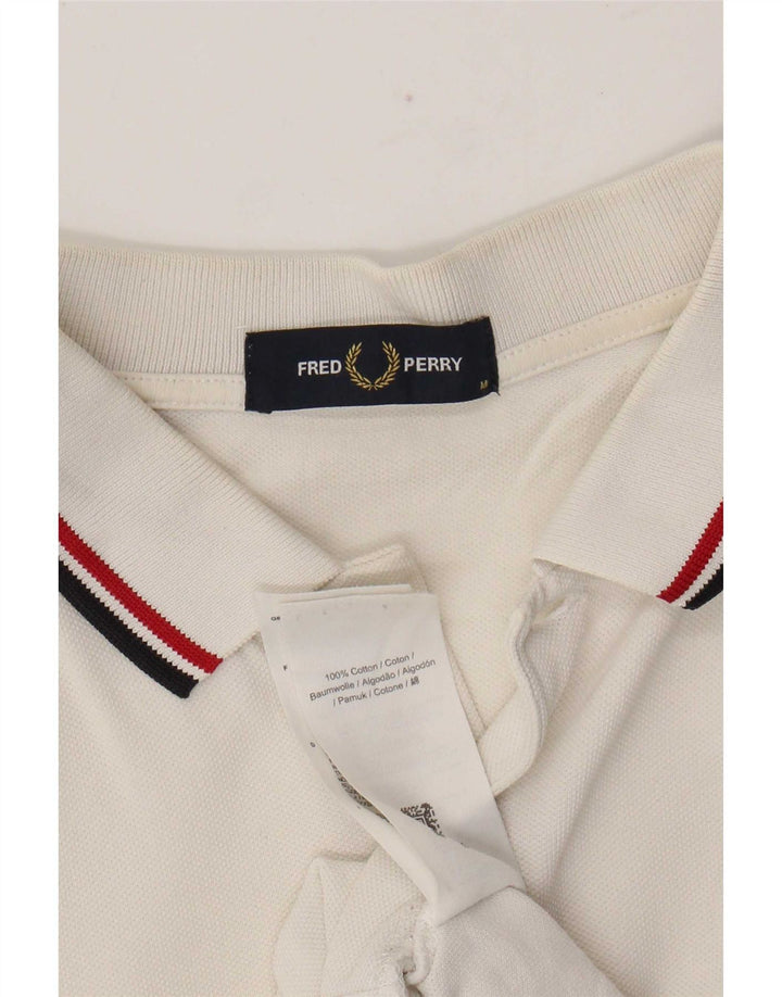 Fred Perry muška polo majica Srednje bijeli pamuk