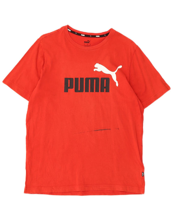PUMA Muška majica kratkih rukava srednje srednje crvene boje