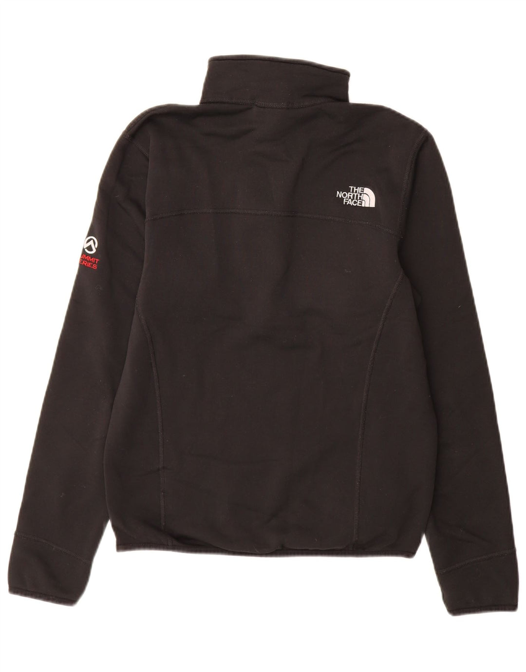 The North Face muška majica s izrezom s patentnim zatvaračem Mali crni poliester
