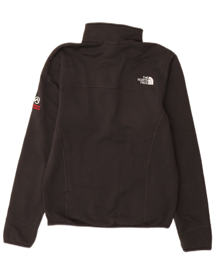 The North Face muška majica s izrezom s patentnim zatvaračem Mali crni poliester