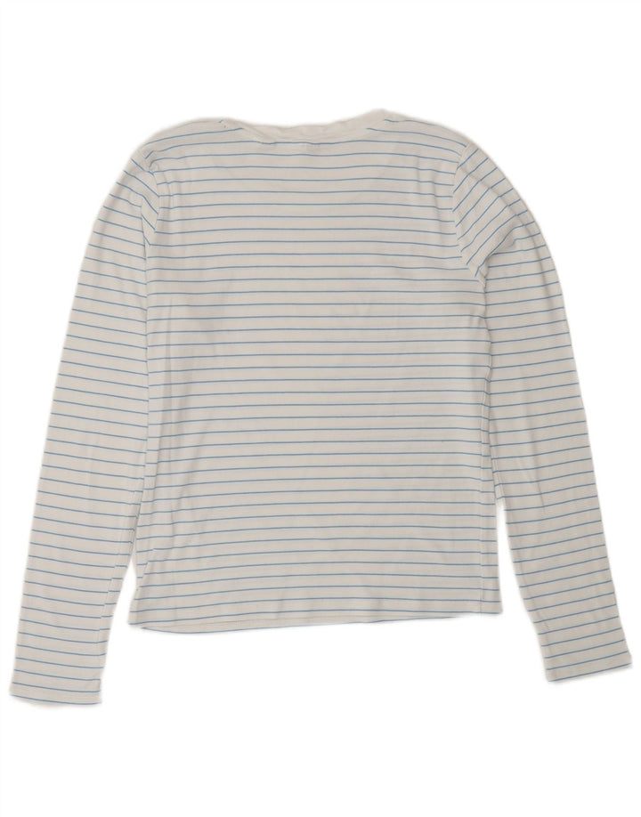 Levi's ženska majica dugih rukava UK 12 srednje bijele pruge