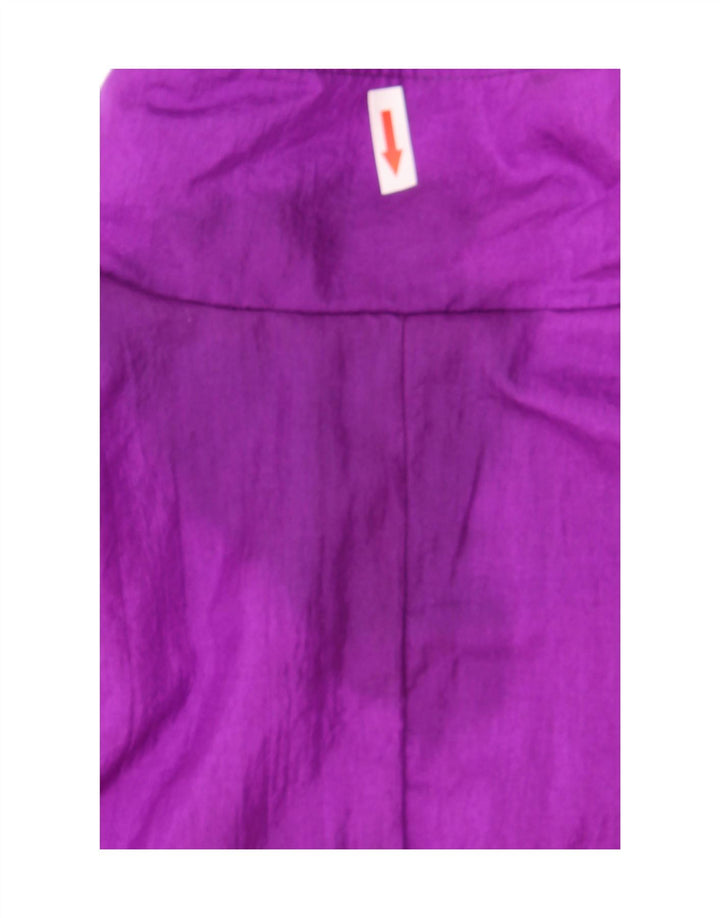 Sunterra ženska gornja jakna prevelike trenirke UK 10 Small Purple Geometric