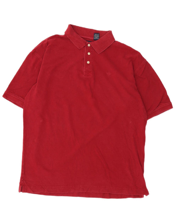 DOCKERS Muška polo majica Large Burgundy Pamuk