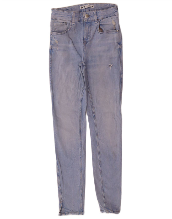 Zara ženske uske traperice EU 36 XS W26 L27 plave pamučne moderne