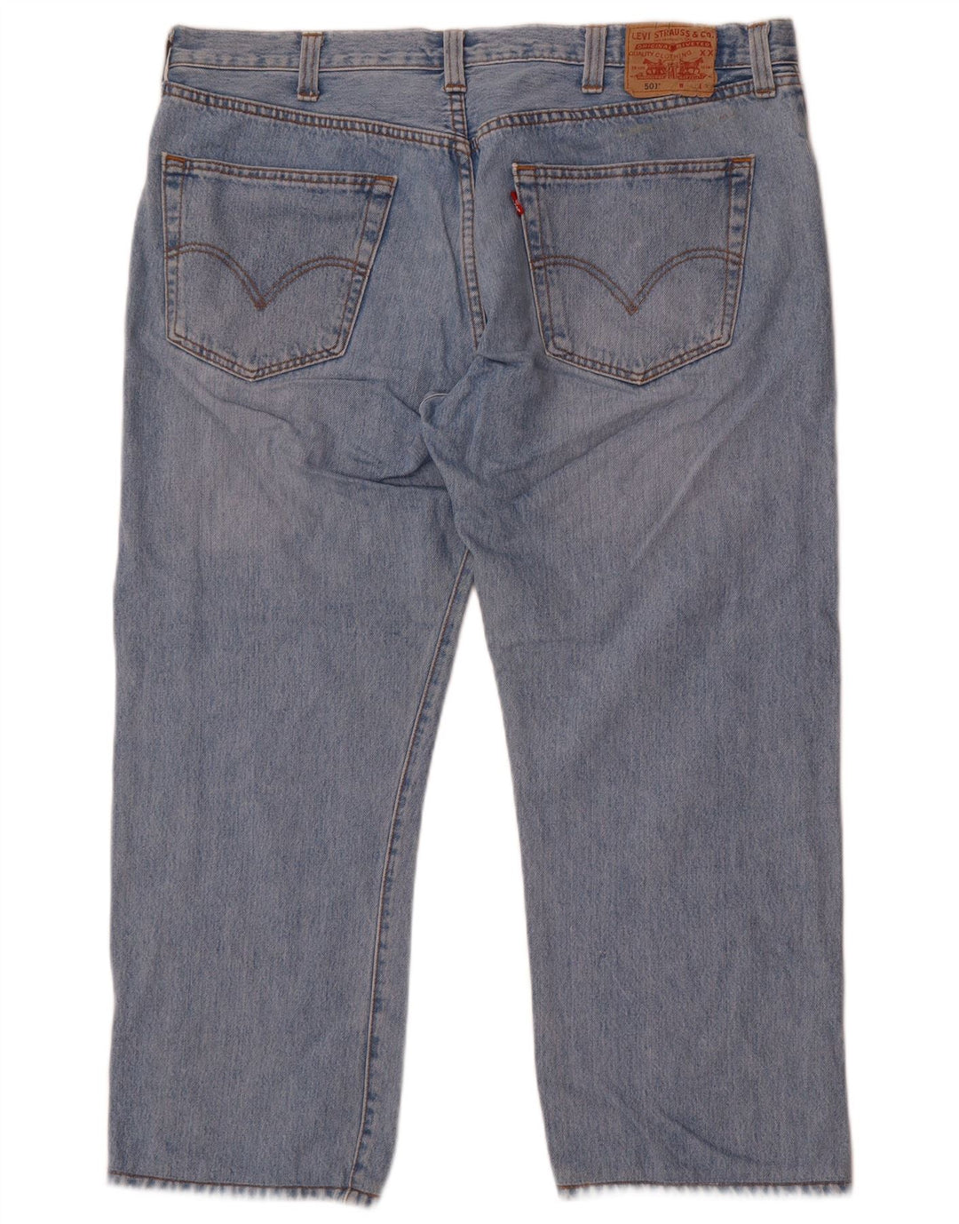Levi's muške 501 ravne traperice W40 L26 plavi pamuk