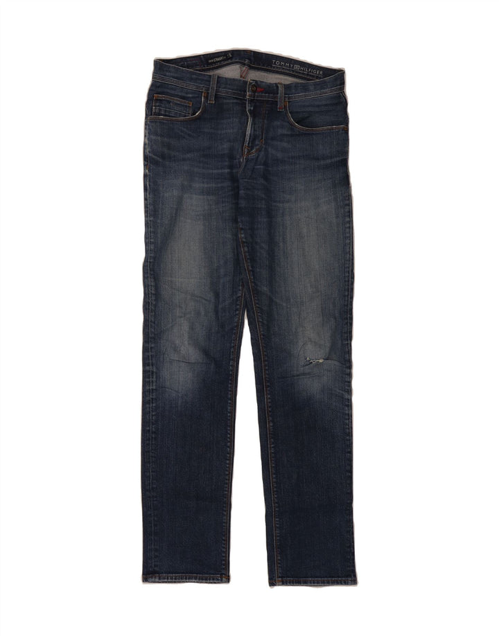 TOMMY HILFIGER Mens Denton Straight Jeans W32 L34 Blue Vintage Tommy Hilfiger and Second-Hand Tommy Hilfiger from Messina Hembry 