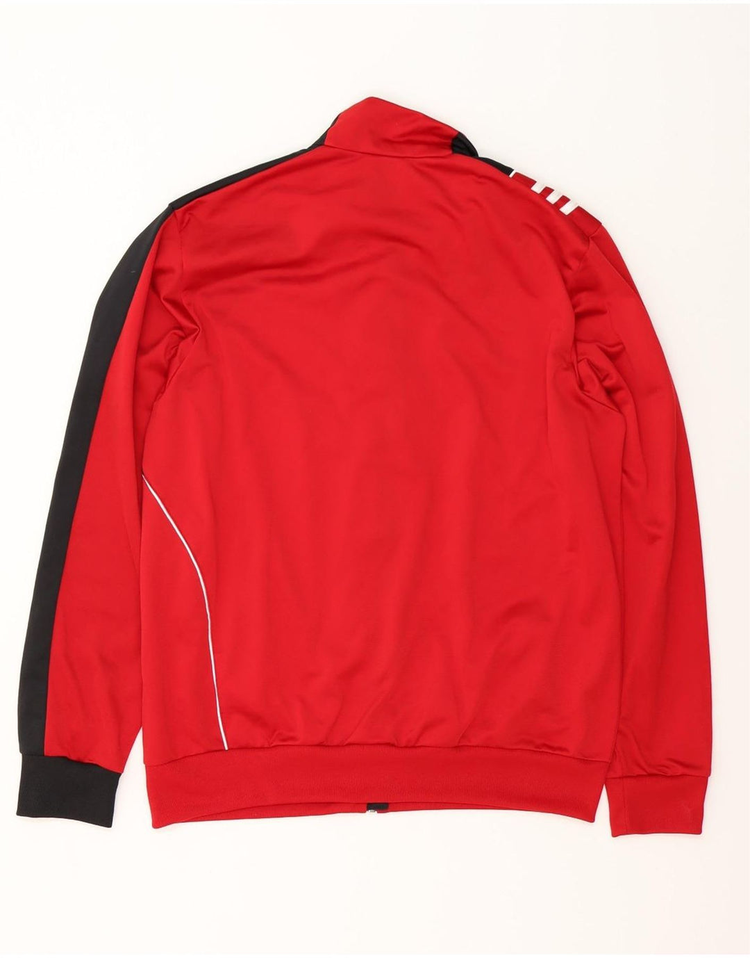 Adidas muška trenirka gornja jakna UK 44/46 velika crvena poliester u boji