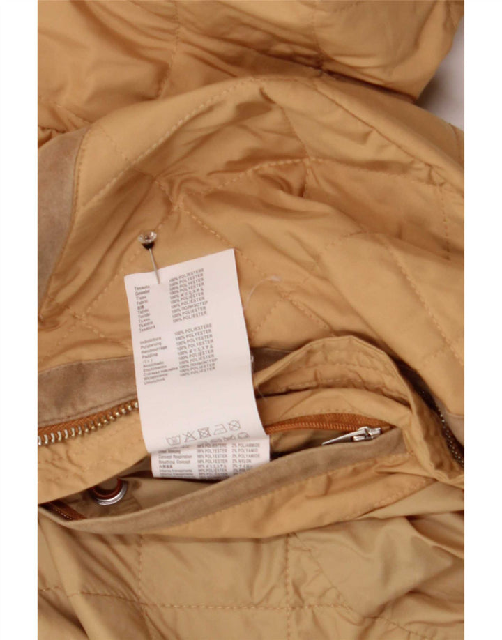 Geox ženska prevelika prošivena jakna UK 10 Small Beige Poliester