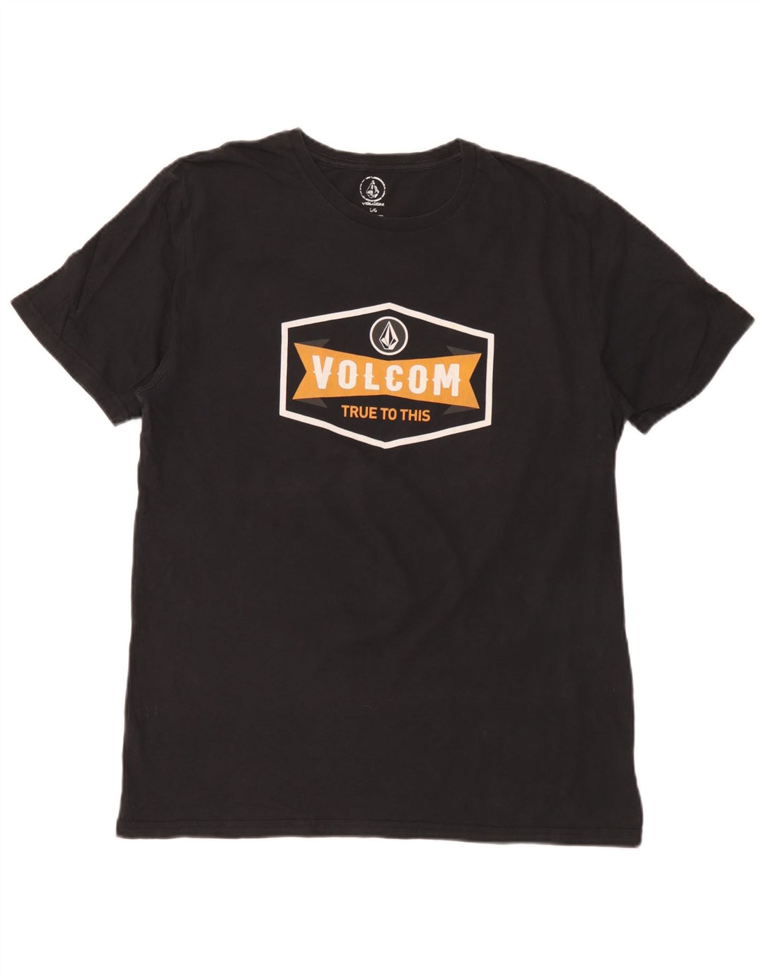 Volcom muška majica s grafičkim motivima, veliki crni pamuk