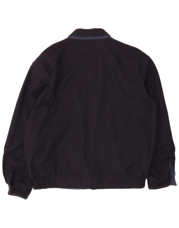 Vintage muška bomber jakna UK 42 XL tamnoplava