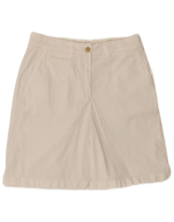 Tommy Hilfiger Ženske chino kratke hlače visokog struka W34 Veliki bijeli pamuk