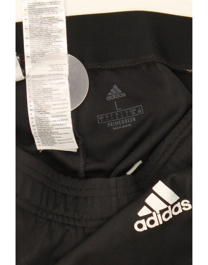 Adidas muške Aeroready hlače za trenirku, velike crne poliesterske hlače