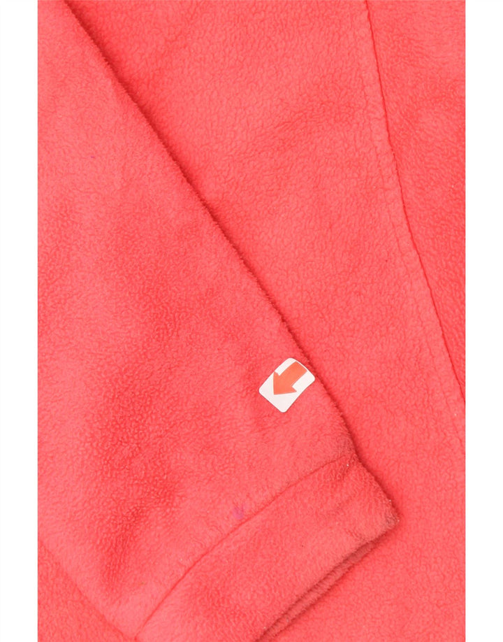 COLUMBIA Girls Fleece Jacket 10-11 Years Medium Pink Polyester Vintage Columbia and Second-Hand Columbia from Messina Hembry 