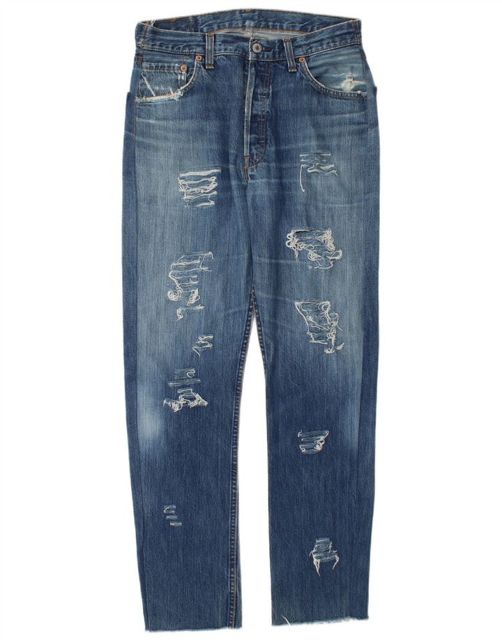 Levi's ženske ravne traperice 501, W34 L30 plave
