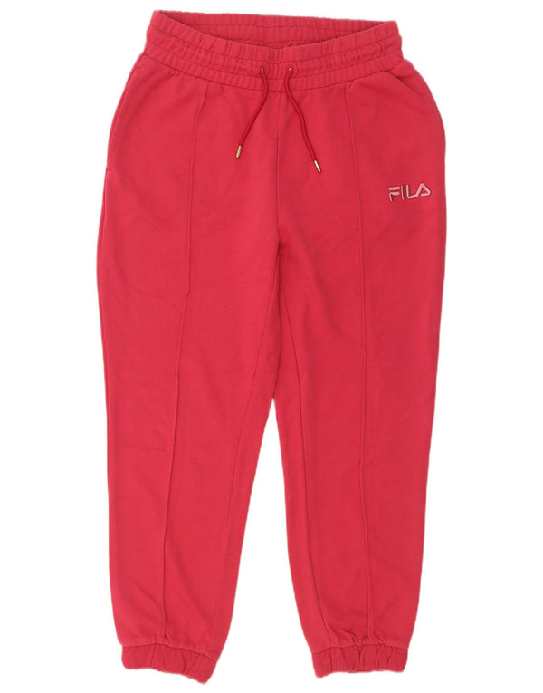Fila Ženska trenirka Hlače Joggers UK 10 Mali crveni pamuk