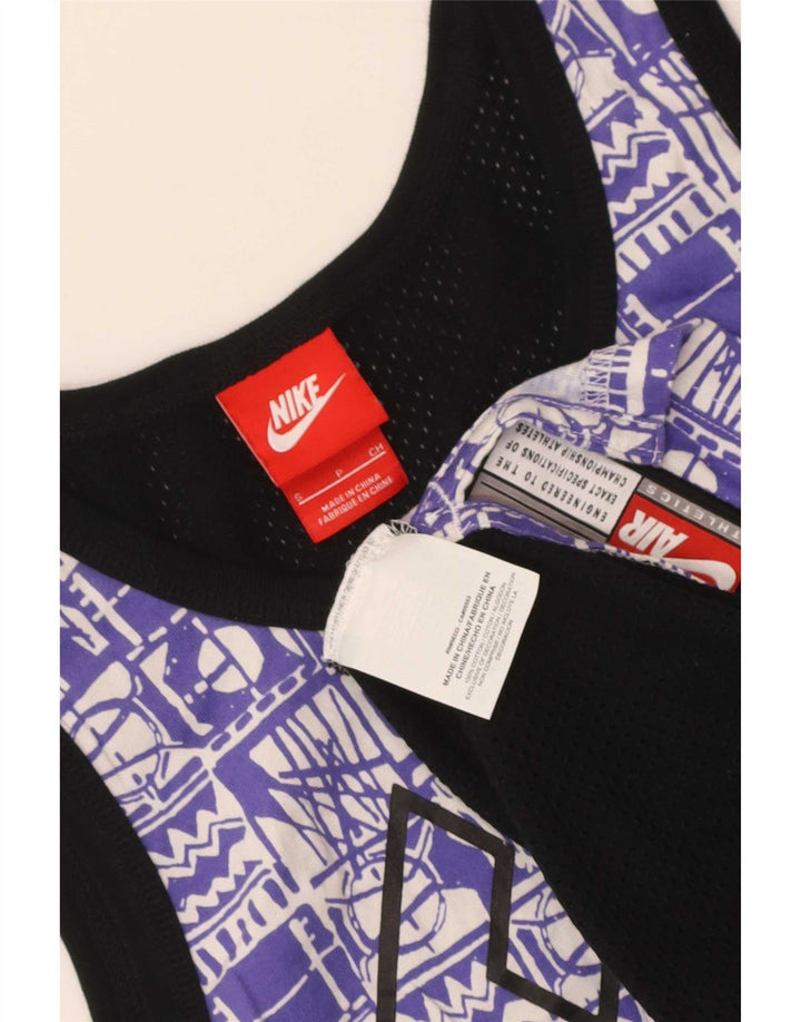 Nike muški gornji dio prsluka s grafičkim motivima, mali raznobojni geometrijski pamuk
