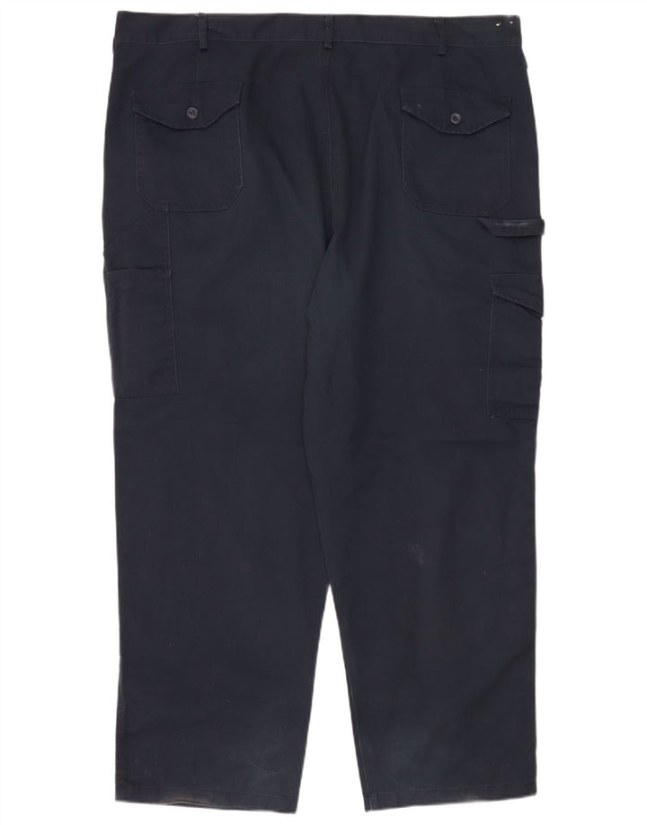 Dickies muške ravne kargo hlače W44 L28 tamnoplavi poliester