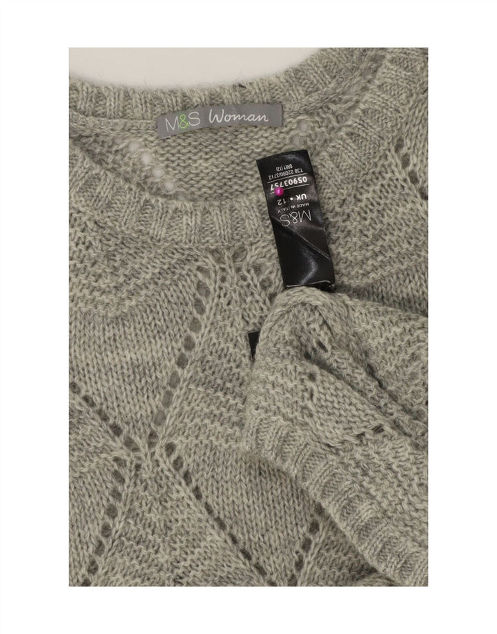 Ženska džemper haljina Marks & Spencer UK 12 Srednje siva Argyle/Diamond