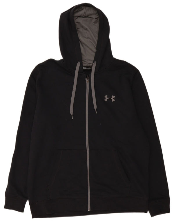 Under Armour muški pulover s kapuljačom Cold Gear XL, crni pamuk
