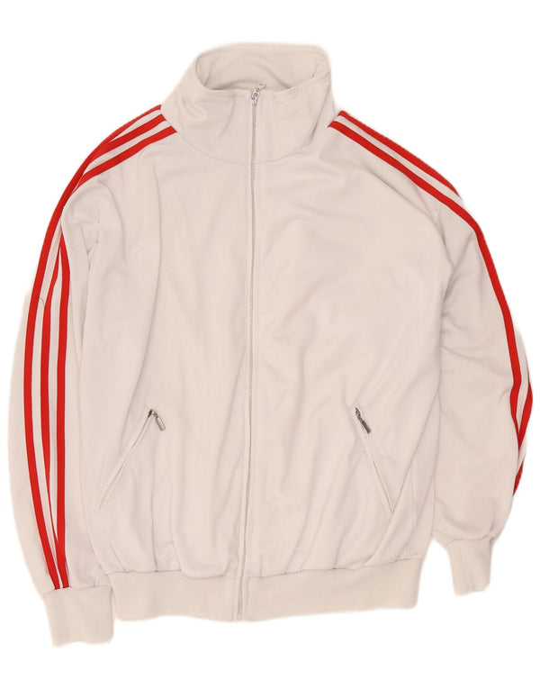 Adidas muška trenirka široka gornja jakna UK 34/36 Mala bijela