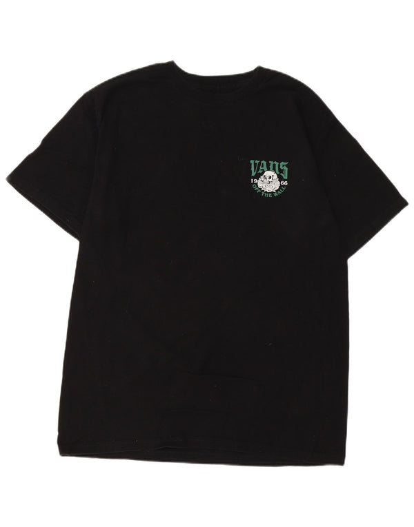 VANS Muška majica kratkih rukava klasičnog kroja srednje veličine, crni pamuk