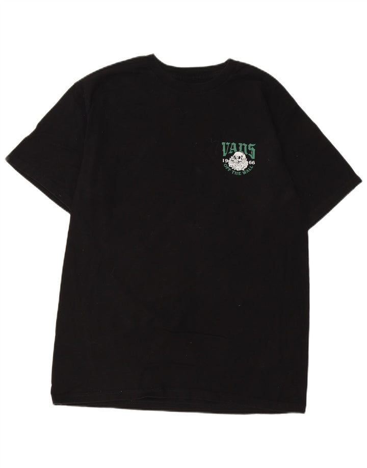 VANS Muška majica kratkih rukava klasičnog kroja srednje veličine, crni pamuk
