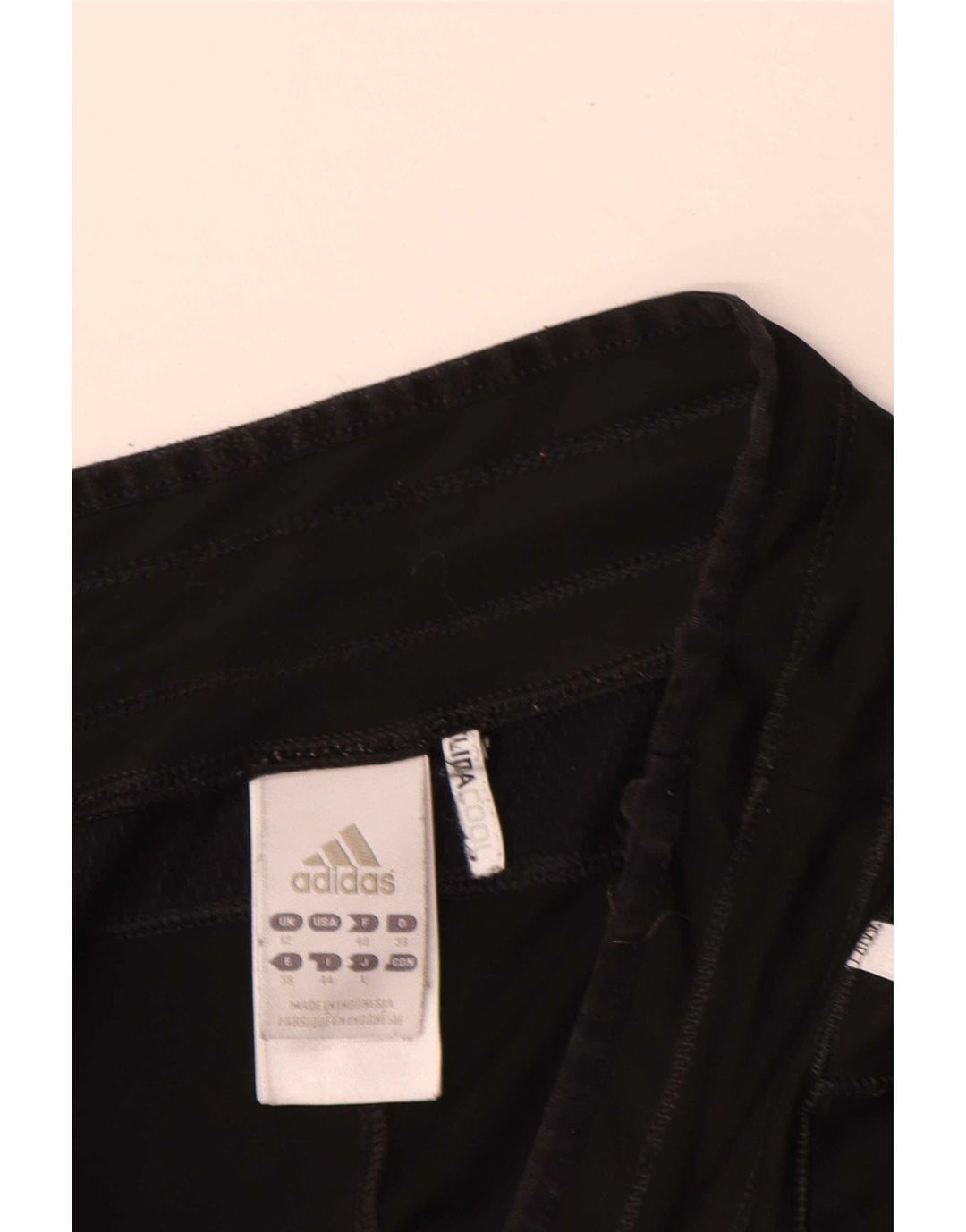 Adidas ženske sportske kratke hlače bermuda UK 12 Srednje crni poliester