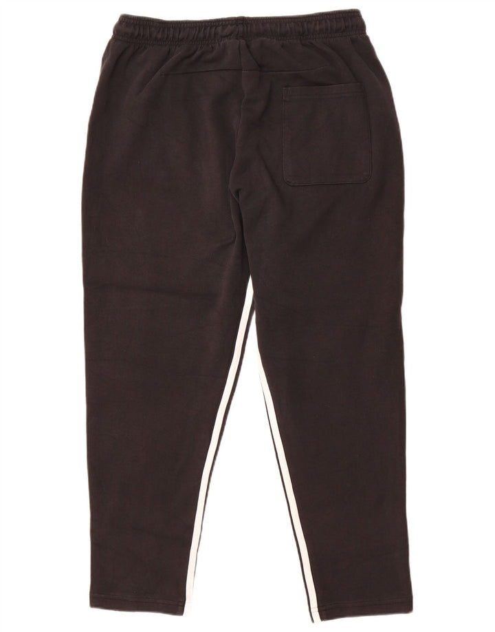 ADIDAS Mens Tracksuit Trousers Large Black Cotton