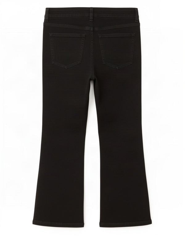Marks & Spencer ženske traperice The Eva Crop Bootcut UK 14 Large W32 L25 crne