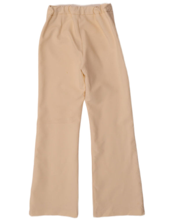 Ležerne hlače visokog struka ZARA za djevojčice 13-14 godina W26 L28 sivobijele