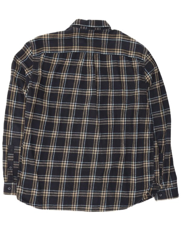 Jack Wills muška klasična flanelska košulja XL tamnoplavi karirani pamuk