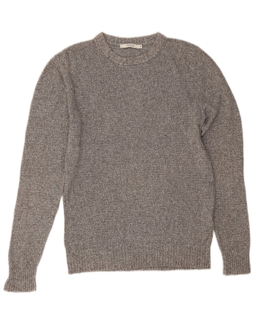 Jack & Jones muški pulover s okruglim izrezom, mali sivi pamuk