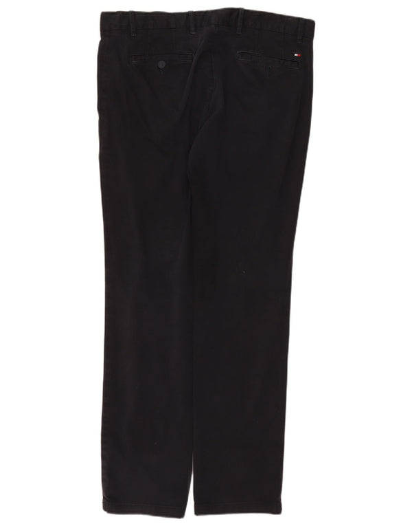 Tommy Hilfiger muške ravne chino hlače W36 L32 tamnoplavi pamuk