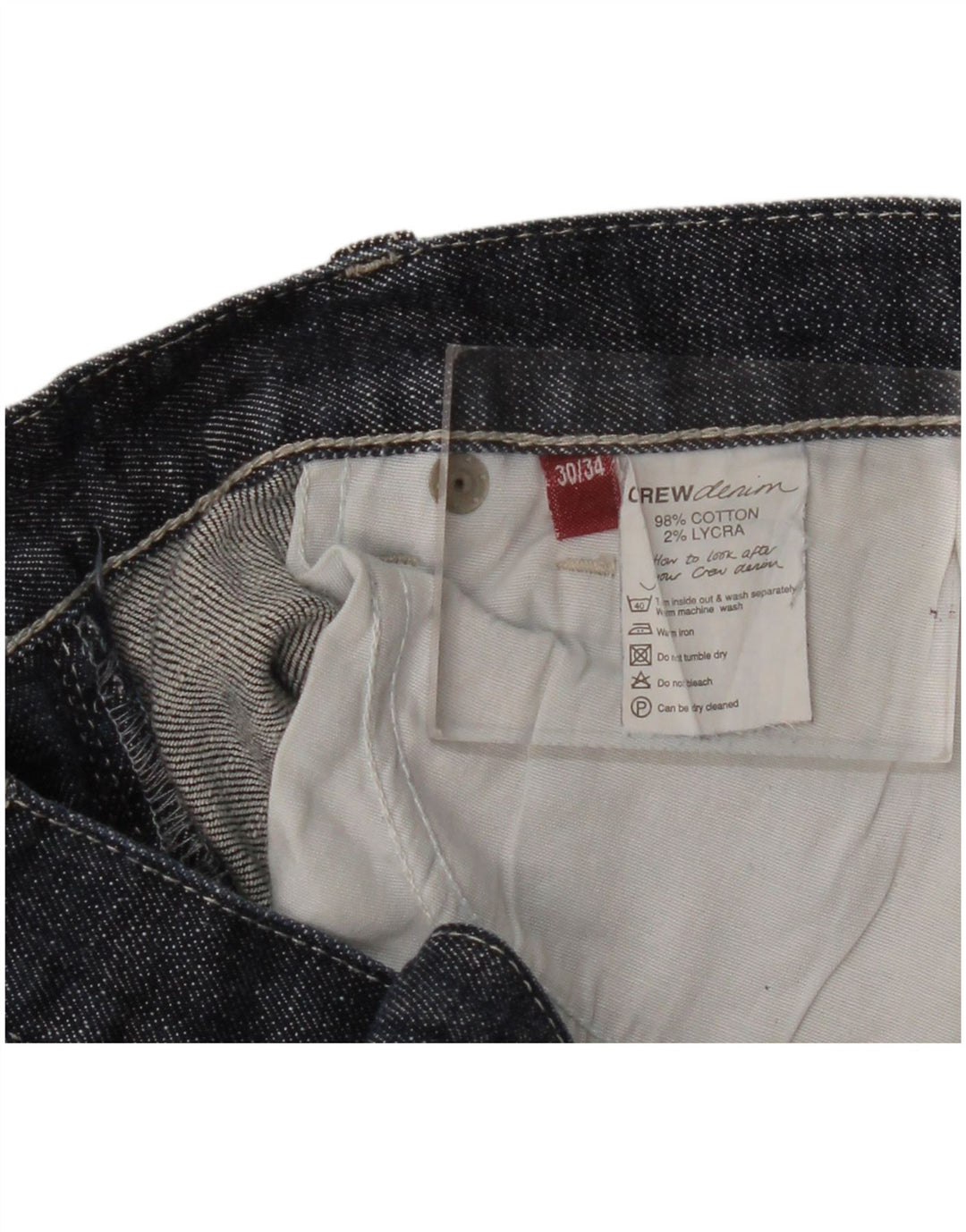 Crew Clothing Ženske Bootcut traperice W30 L34 tamnoplavi pamuk