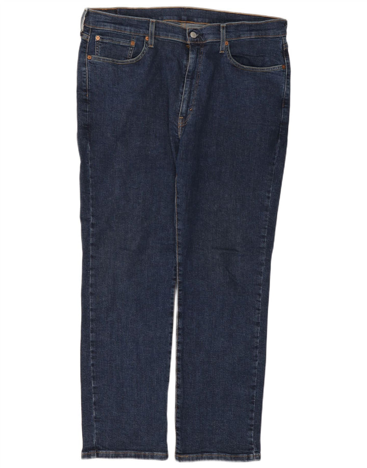 Levi's muške ravne traperice W38 L30 plavi pamuk