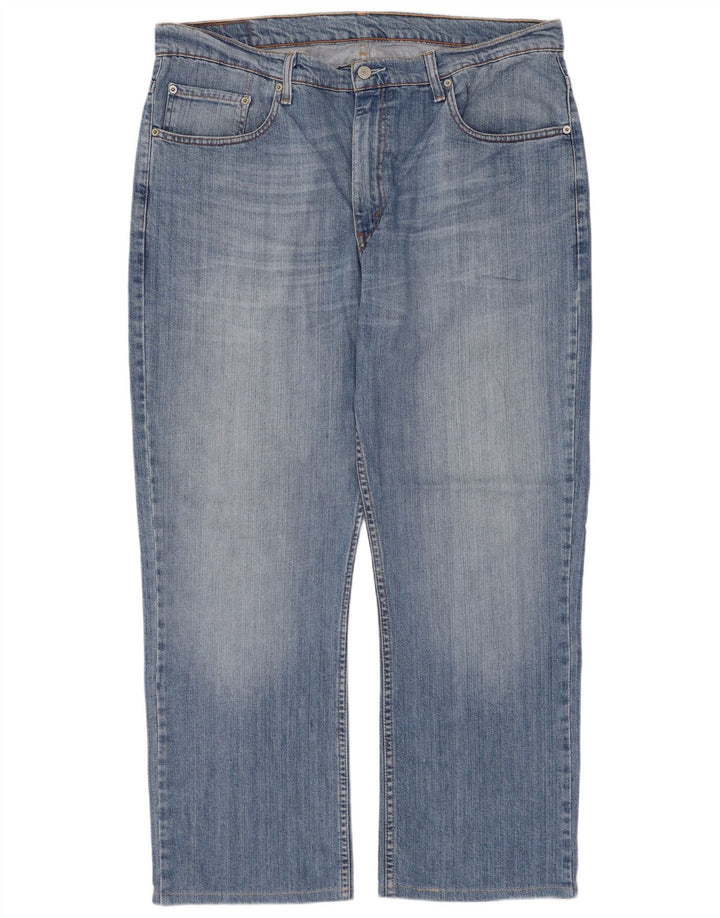Levi's muške 752 ravne traperice W38 L29 plavi pamuk